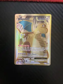 Pokemon TCG Dragonite-EX Evolutions Full Art Holo Card 106/108 Ultra Rare MP - Image 1