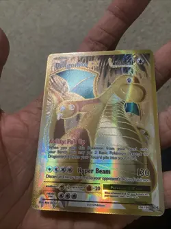 Pokemon TCG Dragonite-EX Evolutions Full Art Holo Card 106/108 Ultra Rare MP - Image 3