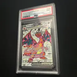 2023 Pokemon Svp En-Sv Black Star Promo #056 Charizard Ex Premium Coll. PSA 9! - Image 1