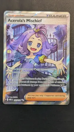 Acerola's Mischief Ultra Rare Mega Evolution 165/132 Pokemon Pack Fresh - Image 1