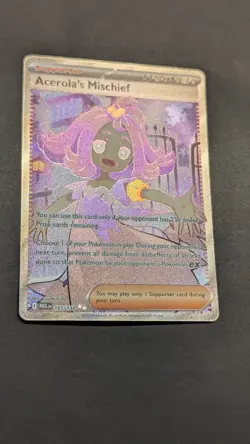 Acerola's Mischief Ultra Rare Mega Evolution 165/132 Pokemon Pack Fresh - Image 2