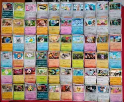 Pokemon TCG 2023-2024 Mix Card Lot of 60 Holo & Reverse Holo | NM/M| +Tin - Image 1