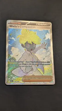 Wally's Compassion 176/132 Full Art Ultra Rare Pokemon Mega Evolution Pack Fresh - Image 2