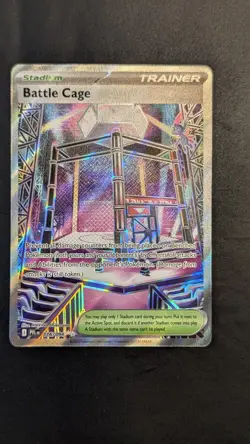 Battle Cage 116/094 Phantasmal Flames Full Art Ultra Rare Pokemon Pack Fresh - Image 1