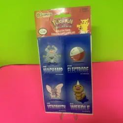 1999 Pokemon Sandylion sticker sheet Machamp Electrode Venomoth WeedleNew Sealed - Image 1