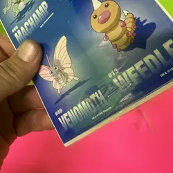 1999 Pokemon Sandylion sticker sheet Machamp Electrode Venomoth WeedleNew Sealed - Image 4