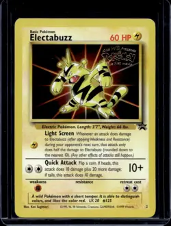 1999 Pokemon Wizards Black Star Promos Electabuzz #2 - Image 1