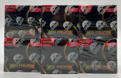 Lot of 6 Pokemon TCG Mega Evolution ME1 Booster Boxes Enhanced Version Sealed - Image 1