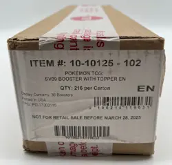 Pokemon TCG SV09 Journey Together Booster Box Case SEALED - Image 1