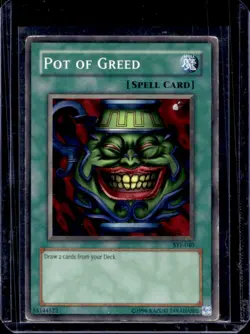 2004 Yu-Gi-Oh Starter Deck Yugi Evolution Pot of Greed #SYE-040 - Image 1