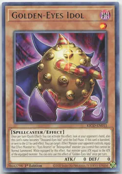 Golden-Eyes Idol KICO-EN011 Rare 1st Edition NM Yugioh - Image 1
