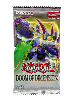 Lot of (101) Yu-Gi-Oh! TCG: Doom of Dimensions Booster Pack Sealed - Image 2