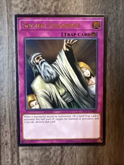 Yugioh! OP12-EN003 Solemn Judgement - Image 1