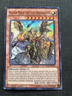 Yu-Gi-Oh! Master Peace, the True Dracoslayer MP17-EN075 Ultra 1st Edition NM - Image 1