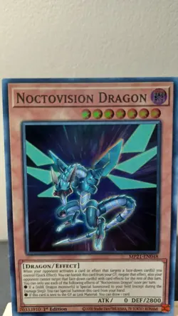 Noctovision Dragon 1st Edition [NM] - Yu-Gi-Oh! MP21 [Super Rare] - Image 1