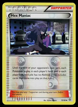 Pokemon Card - Hex Maniac XY - Ancient Origins 75/98 Reverse Holo - Image 1