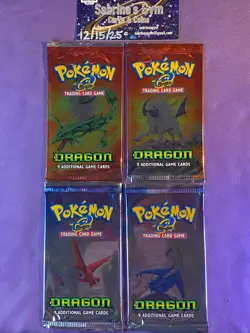 Empty EX Dragon Complete Artwork Pokemon Card Opened Packs - Image 1