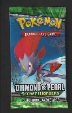 Pokemon "Secret Wonders" 10-Card Sealed Booster Pack (Weavile) X1 - Image 1