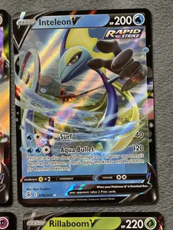 Pokemon Cards Lot All Full Art V Cinderace Rillaboom Articuno Virizion Noivern + - Image 5
