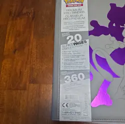 Ultra Pro Mewtwo 9-pocket Binder (360 Cards) New With Wrap - Image 4