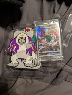 Pokemon S-Chinese Card CSMC Oranguru With Keychain Card Guard Display - Image 1