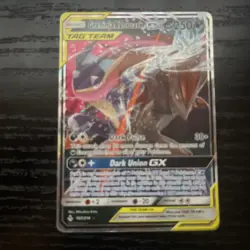 Pokemon TCG Greninja & Zoroark GX Holo Ultra Rare Card Unbroken Bonds 107 LP-MP - Image 2