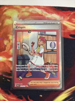 Pokemon TCG Crispin Trainer Prismatic Evolutions Card 171/131 - Image 1