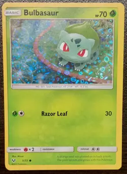Bulbasaur 1/73 Pokemon Shining Legends General Mills Promo Rare Card NOT GEM - Image 1