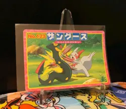 [LP] Pokemon Zangoose vs Seviper Topsun Battle Card No. 123 Japanese Nintendo - Image 1