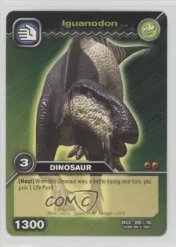 2008 Dinosaur King Trading Card Game Series 1: Iguanodon #DKCG-060 - Image 1