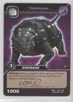 2008 Dinosaur King Trading Card Game Series 1: Talarurus #DKCG-053 - Image 1