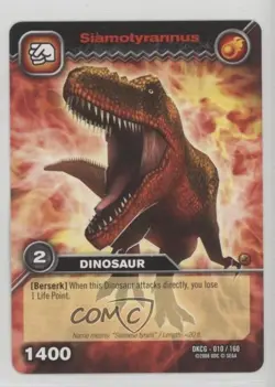 2008 Dinosaur King Trading Card Game Series 1: Siamotyrannus #DKCG-010 - Image 1