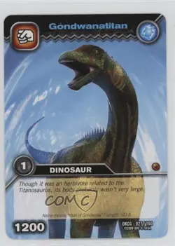 2008 Dinosaur King Trading Card Game Series 1: Gondwanatitan #DKCG-027 - Image 1