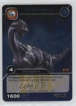 2008 Dinosaur King Trading Card Game Series 2: Colossal Team Battle #DKTB-010 - Image 1
