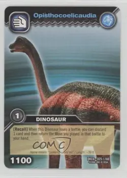 2008 Dinosaur King Trading Card Game Series 1: Opisthocoelicaudia #DKCG-025 - Image 1