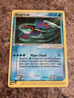 Pokemon Groudon EX 002 Kyogre EX 001 Black Star Promo eReader x2 Cards Set - Image 2