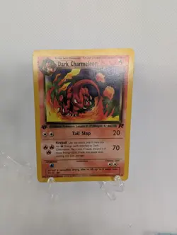 Dark Charmeleon 32/82 Team Rocket 1st Edition Uncommon Pokemon Card - Image 1
