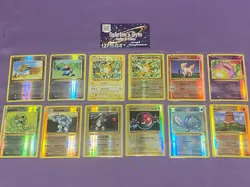 Raichu Machoke Porygon + Reverse Holo XY Evolutions Pokemon Card Lot - Image 1