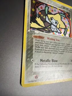 Pokemon TCG Jirachi EX Deoxys Holo Card 9/107 Rare Lp Condition - Image 3