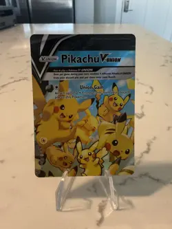 Pikachu V-Union Set of 4 Sword & Shield Pokemon Promo Cards Celebrations - Image 2