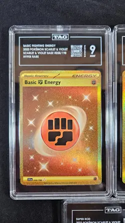 Pokemon Gold Hyper Rare Full Art TAG Graded Card Lot - Image 4
