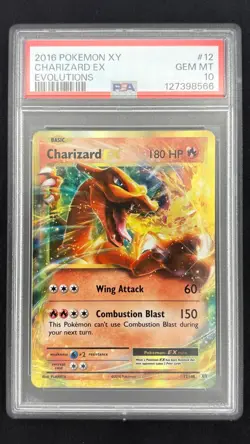 Charizard EX 12/108 - Evolutions - Graded PSA 10 GEM MT Pokemon Card - Image 1
