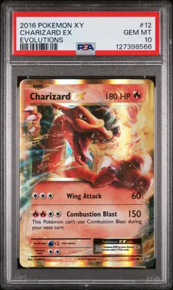 Charizard EX 12/108 - Evolutions - Graded PSA 10 GEM MT Pokemon Card - Image 3