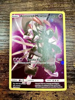 Armored Mewtwo SM228 Full Art Holo Collector's Chest Promo 2019 Pokemon Card - Image 1