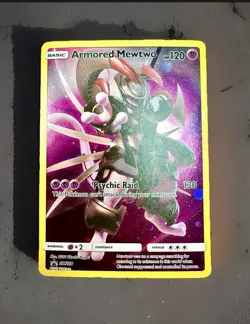 Armored Mewtwo SM228 Full Art Holo Collector's Chest Promo 2019 Pokemon Card - Image 3