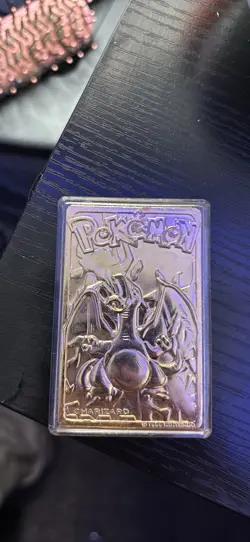 1999 Pokemon Special Edition 23 karat Gold Plated Trading Card / #06 Charizard - Image 1
