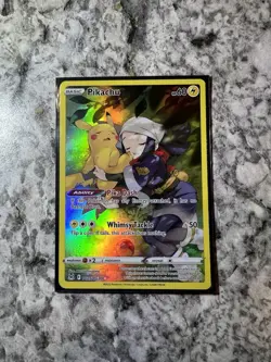 Pikachu TG05/TG30 Swsh11: Lost Origin Trainer Gallery Holo Pokemon Card - Image 1