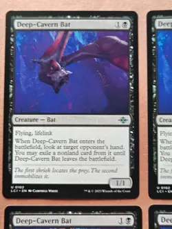 4x Deep-Cavern Bat **NEAR MINT** **UNPLAYED** MTG - Image 2