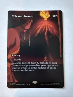 Volcanic Torrent (Borderless Foil) Avatar: The Last Airbender: Eternal-Legal Mtg - Image 1