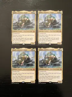 Glarb, Calamity’s Augur X4X NM/M Bloomburrow BLB Magic MTG - Image 1